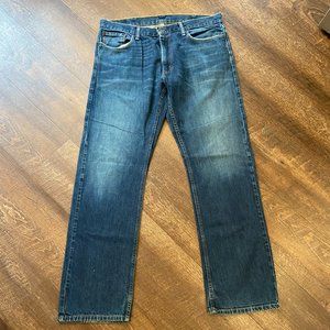 Levi's Men's Blue Straight Fit Jeans